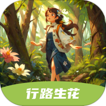 行路生花