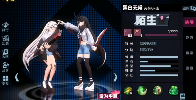 非人学园黑白无常厉害吗