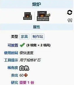 泰拉瑞亚熔炉怎么做