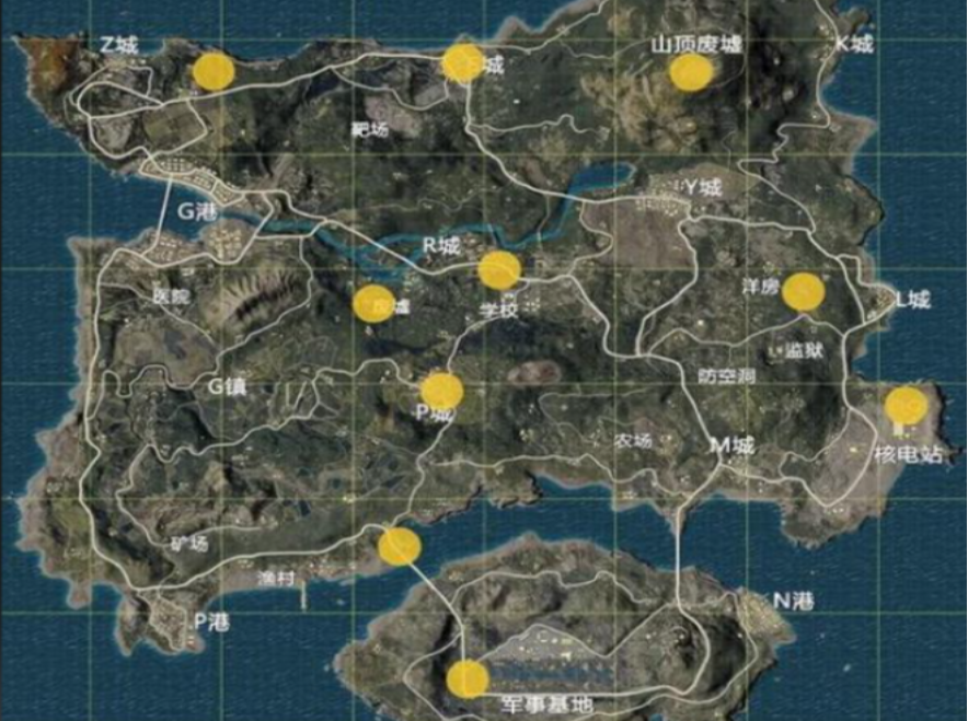 绝地求生里的年兽在哪里