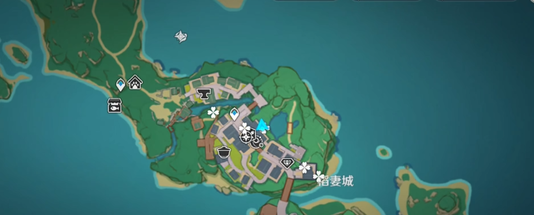 原神稻妻城地下怎么去