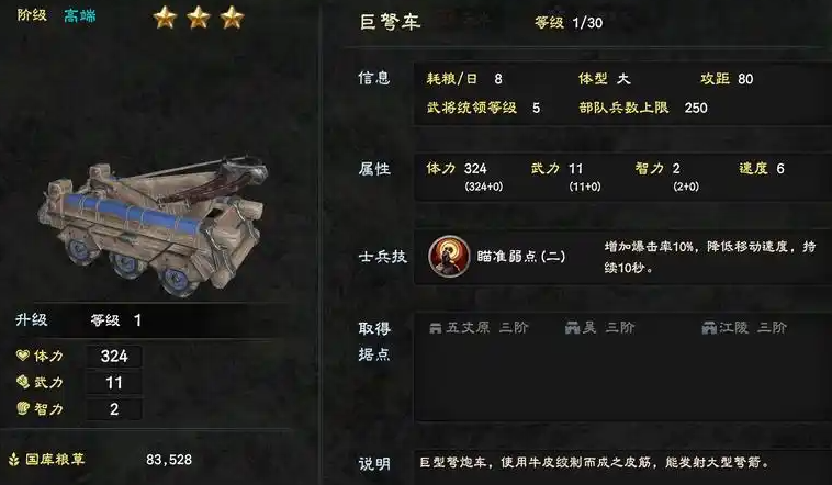 三国群英传7弩车兵符怎么获得