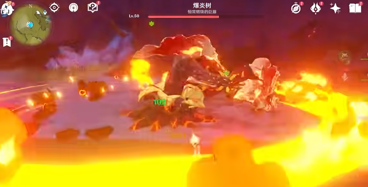 原神爆炎树怎么打