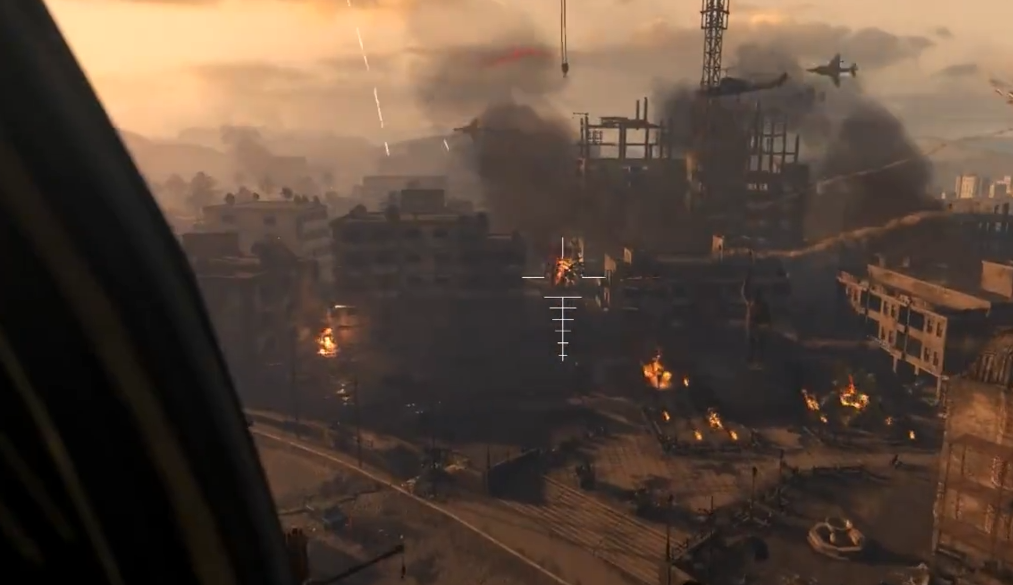 使命召唤4黑鹰坠落怎么过去