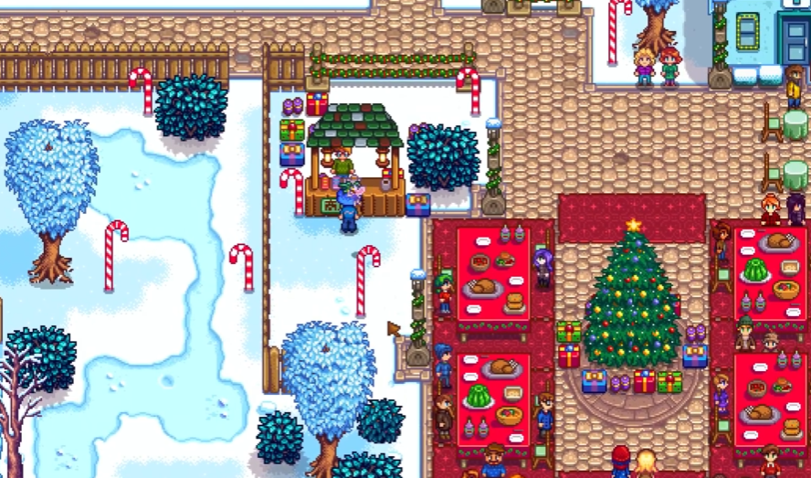 星露谷物语冬日星盛宴怎么开始