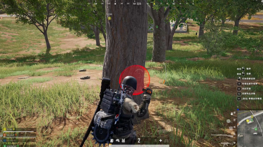 绝地求生如何将手雷往下丢