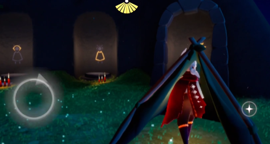 光遇怎么侧放帐篷