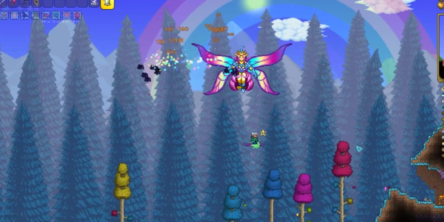 泰拉瑞亚白天怎么打女皇