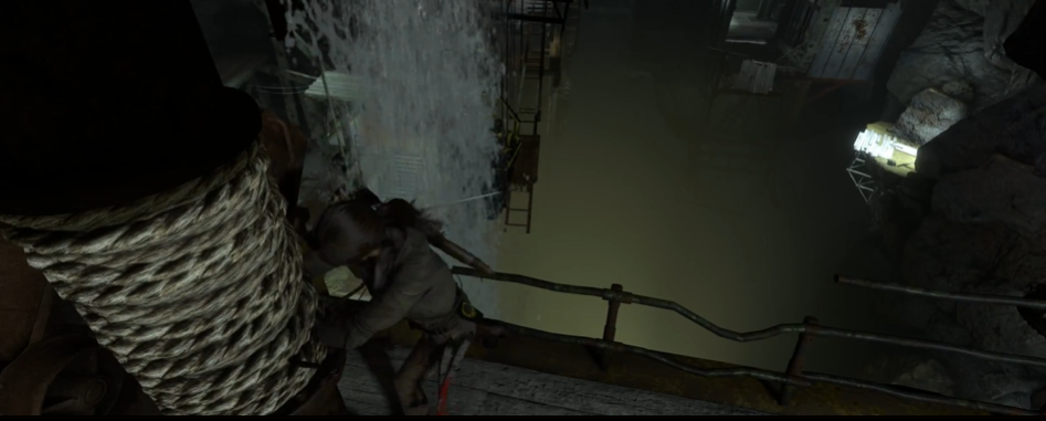 古墓丽影怎么通过水帘洞进去