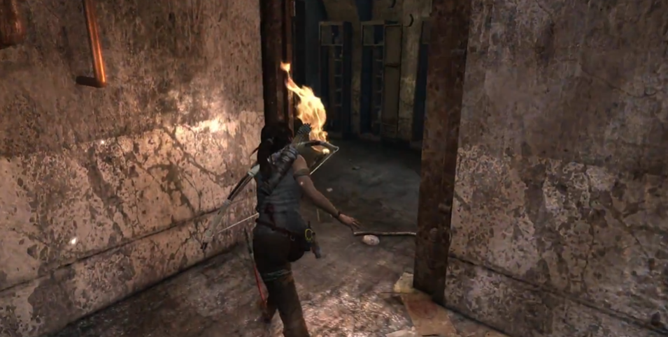 古墓丽影9怎么过山中基地