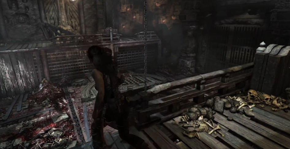 古墓丽影9升降笼子怎么过