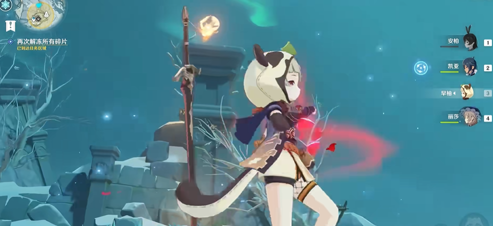 原神雪山的柱子怎么上去