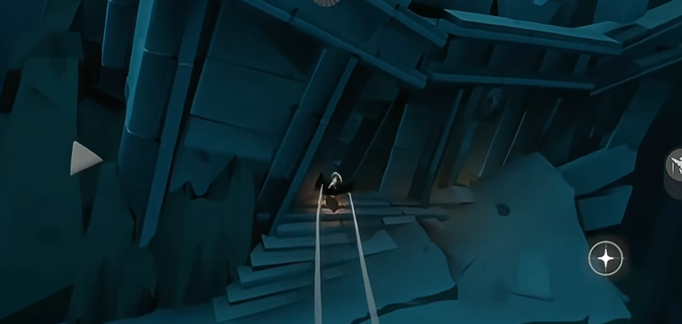 光遇暴风眼前面怎么飞过去