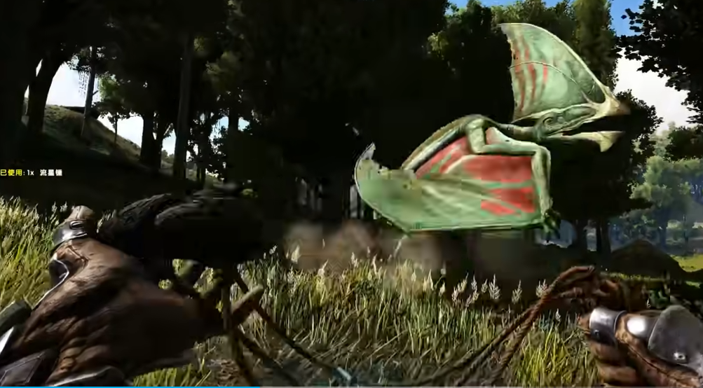 方舟生存进化古神翼龙怎么抓