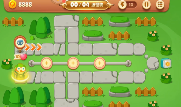 保卫萝卜3公园55关怎么过