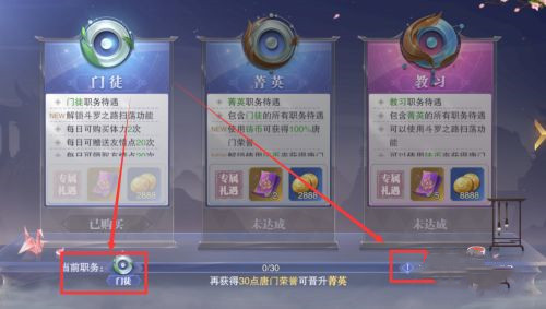 斗罗大陆唐门职务怎么提升