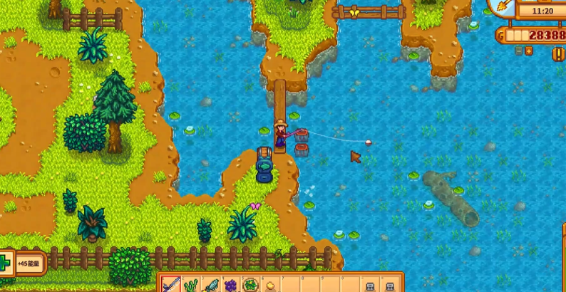 星露谷物语怎么钓武器