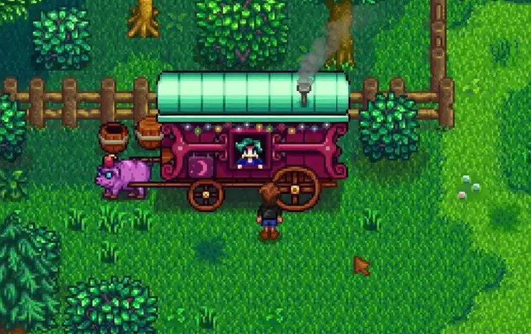 星露谷物语旅行商人在哪